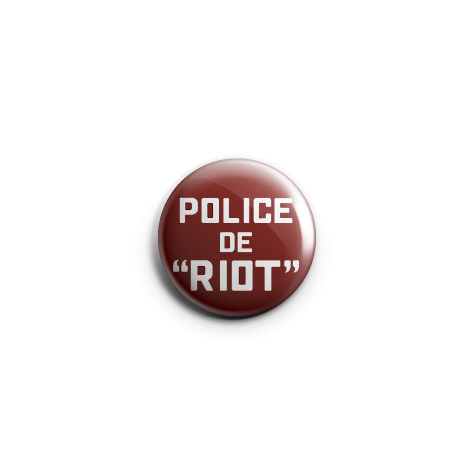 Police De Riot Badge