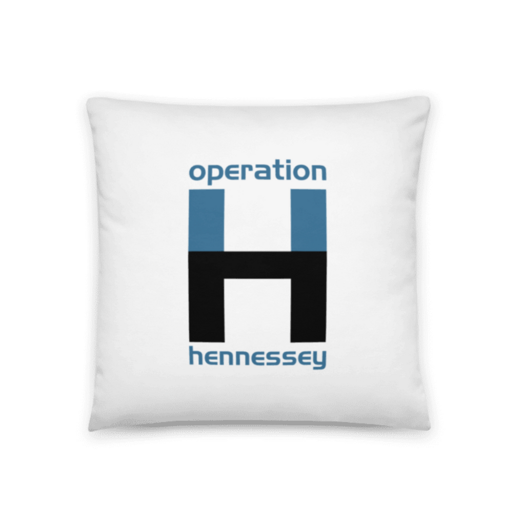 Operation Hennessey Square Pillow