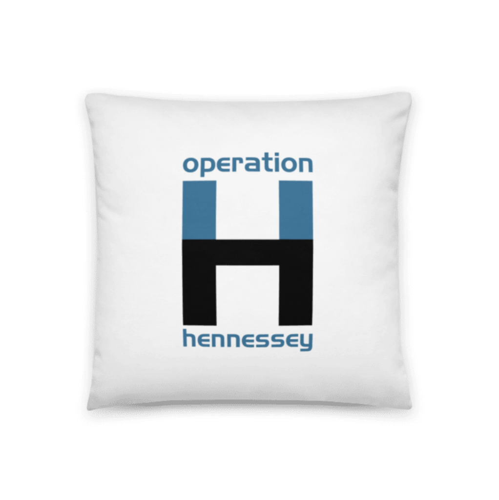 Operation Hennessey Square Pillow