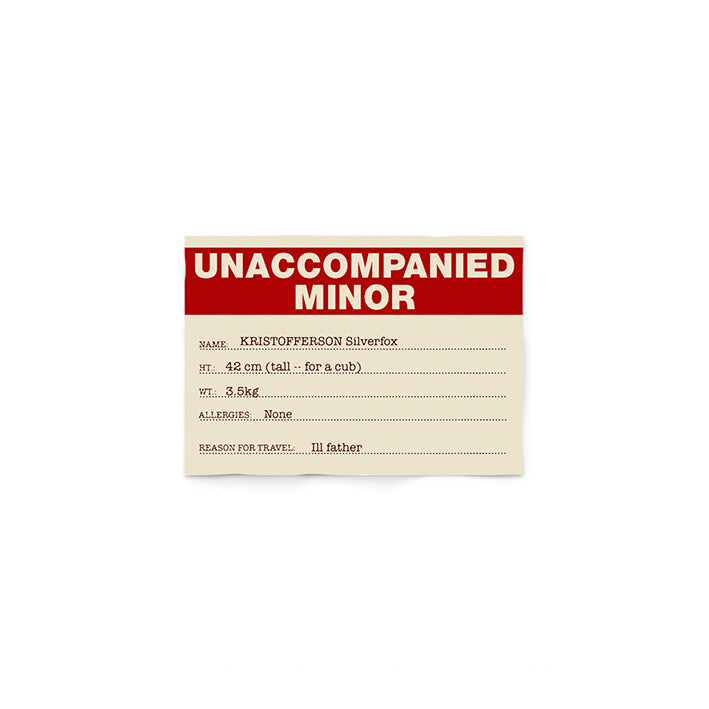 Unaccompanied Minor Card | The Society Of The Crossed Keys