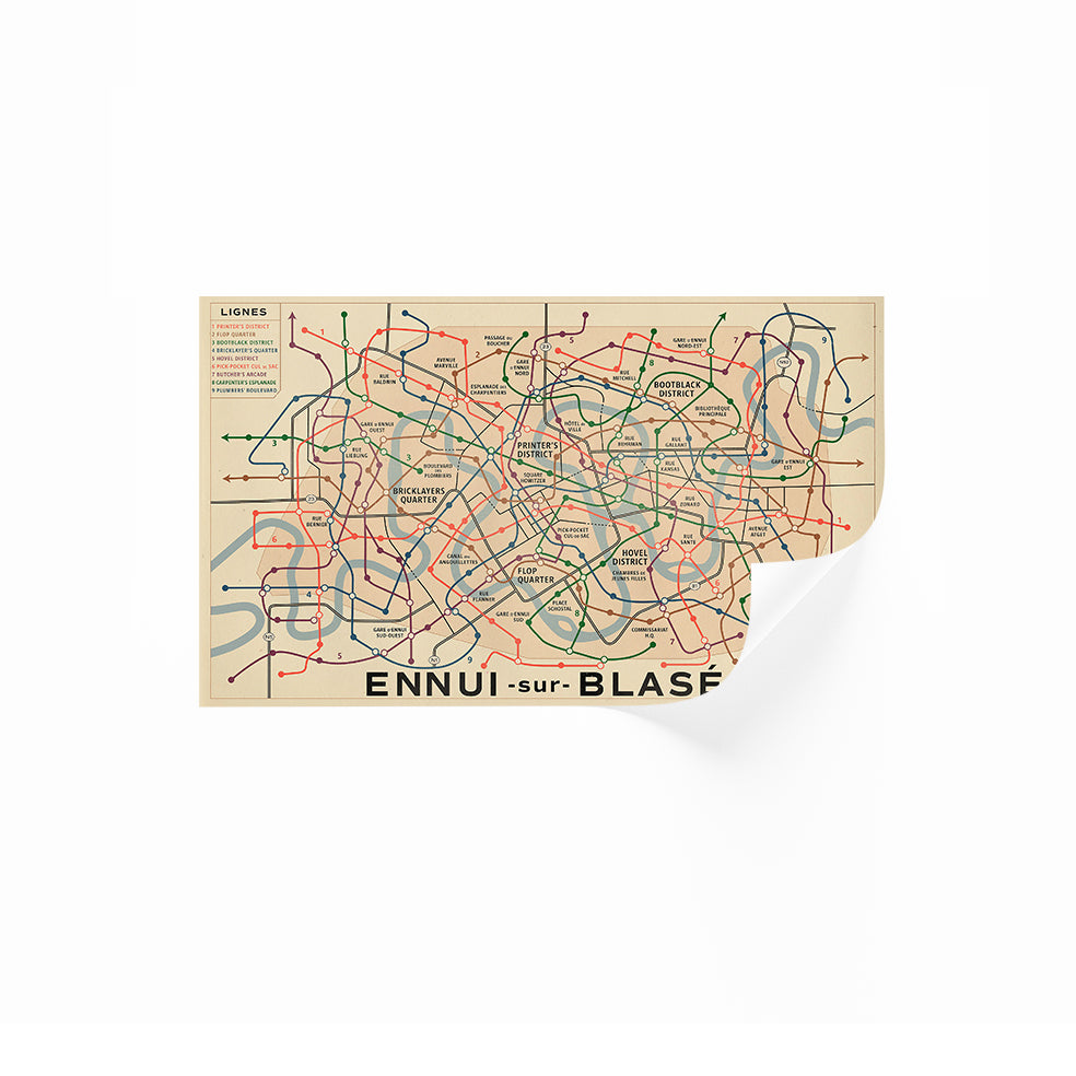 Ennui Metro Map