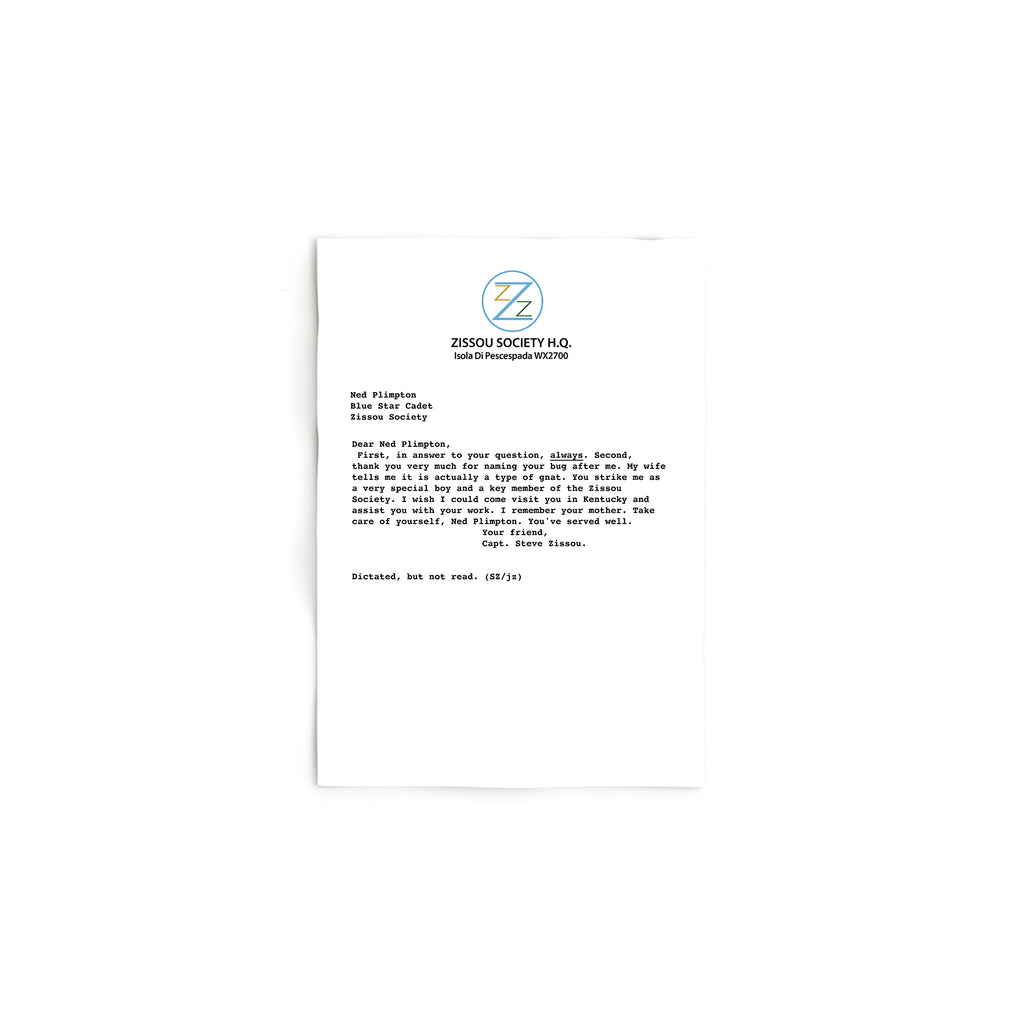 Zissou Letter