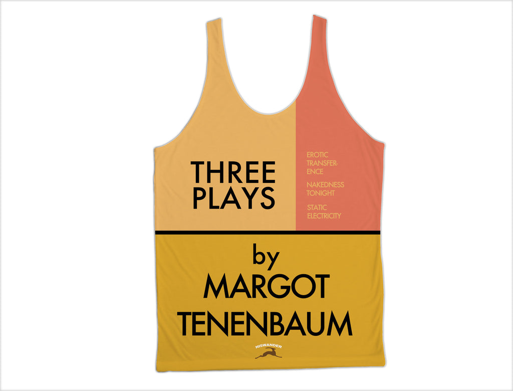 Three Plays By Margot Tenenbaum All-Over Tank Royal Tenenbaums - Wes-Anderson.com
