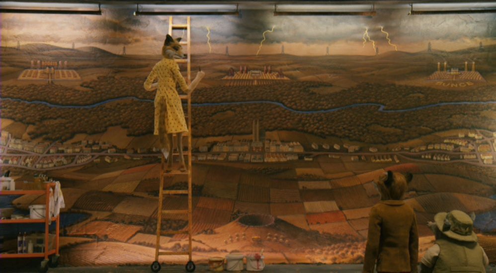 Mrs Fox Mural