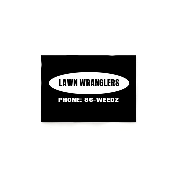 Lawn Wranglers Business Card