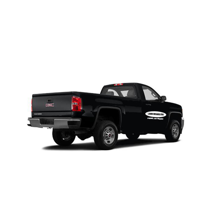 Bottle Rocket Lawn Wranglers Vehicle Sticker