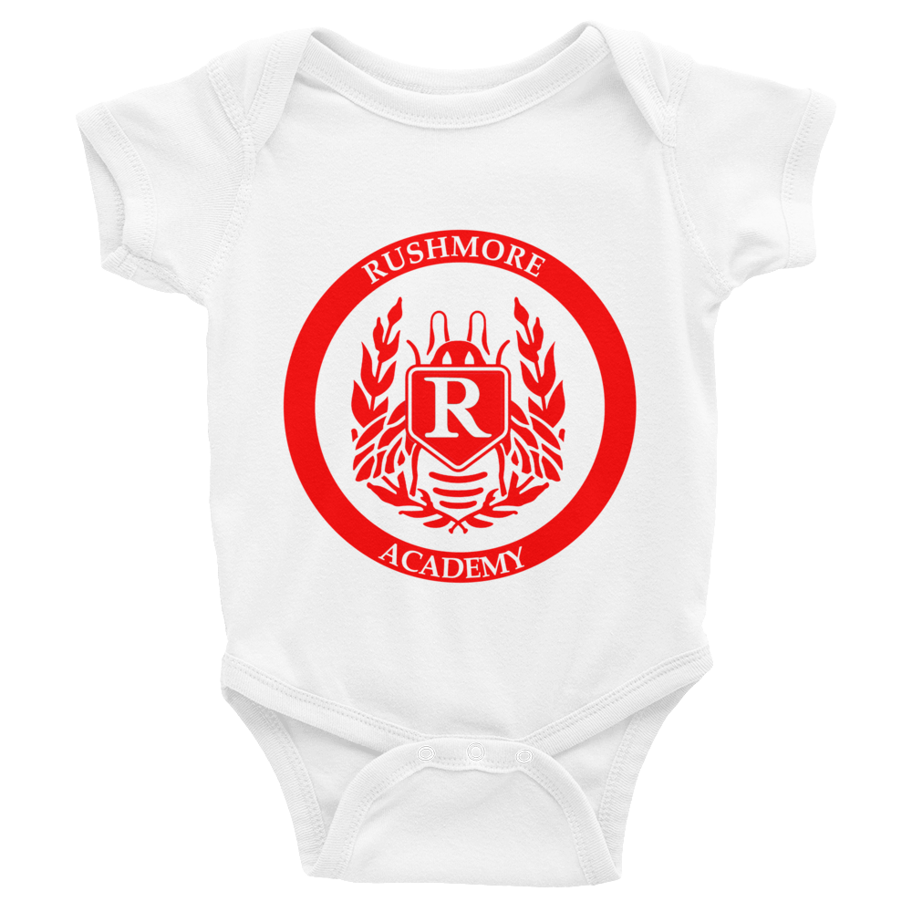 Rushmore Academy Infant Baby Rib Short Sleeve - Wes-Anderson.com
