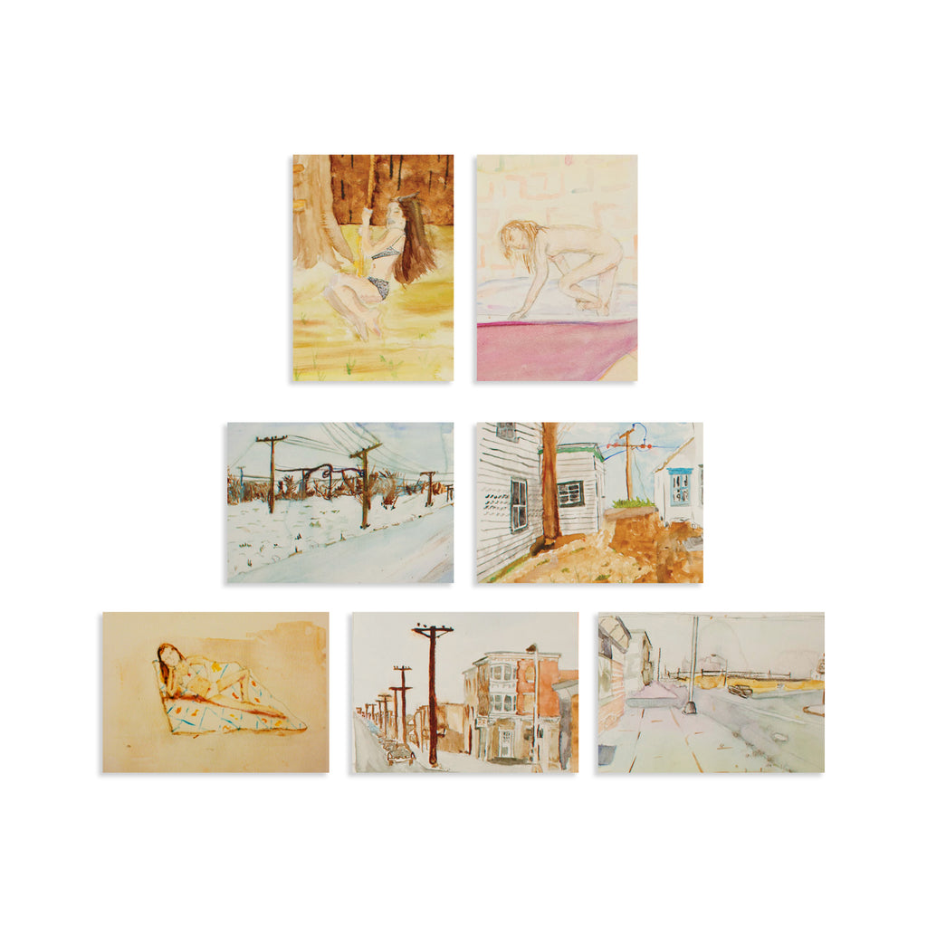 Sam Shakusky Watercolour Cards Set