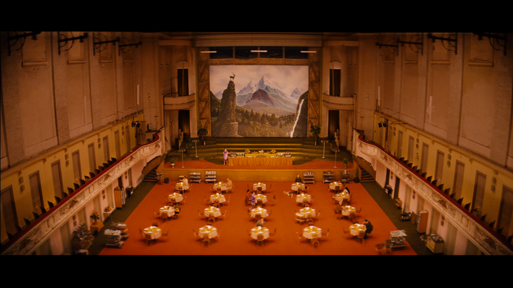 Ballroom Mural Wallpaper | The Grand Budapest Hotel
