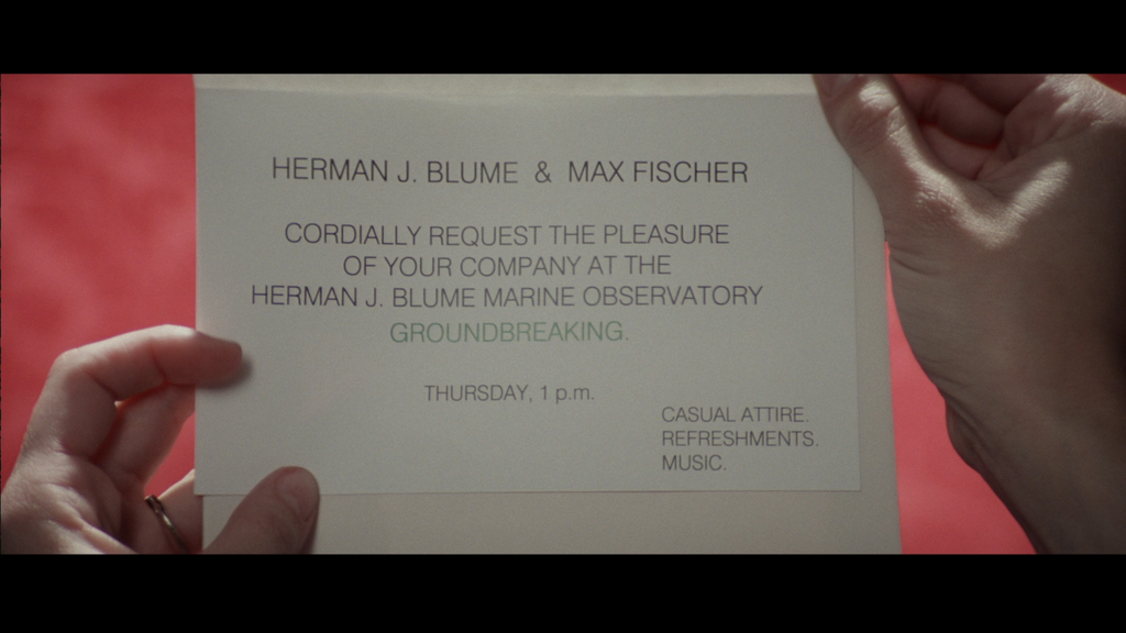Herman J. Blume Marine Observatory Invitation Rushmore - Wes-Anderson.com
 - 4