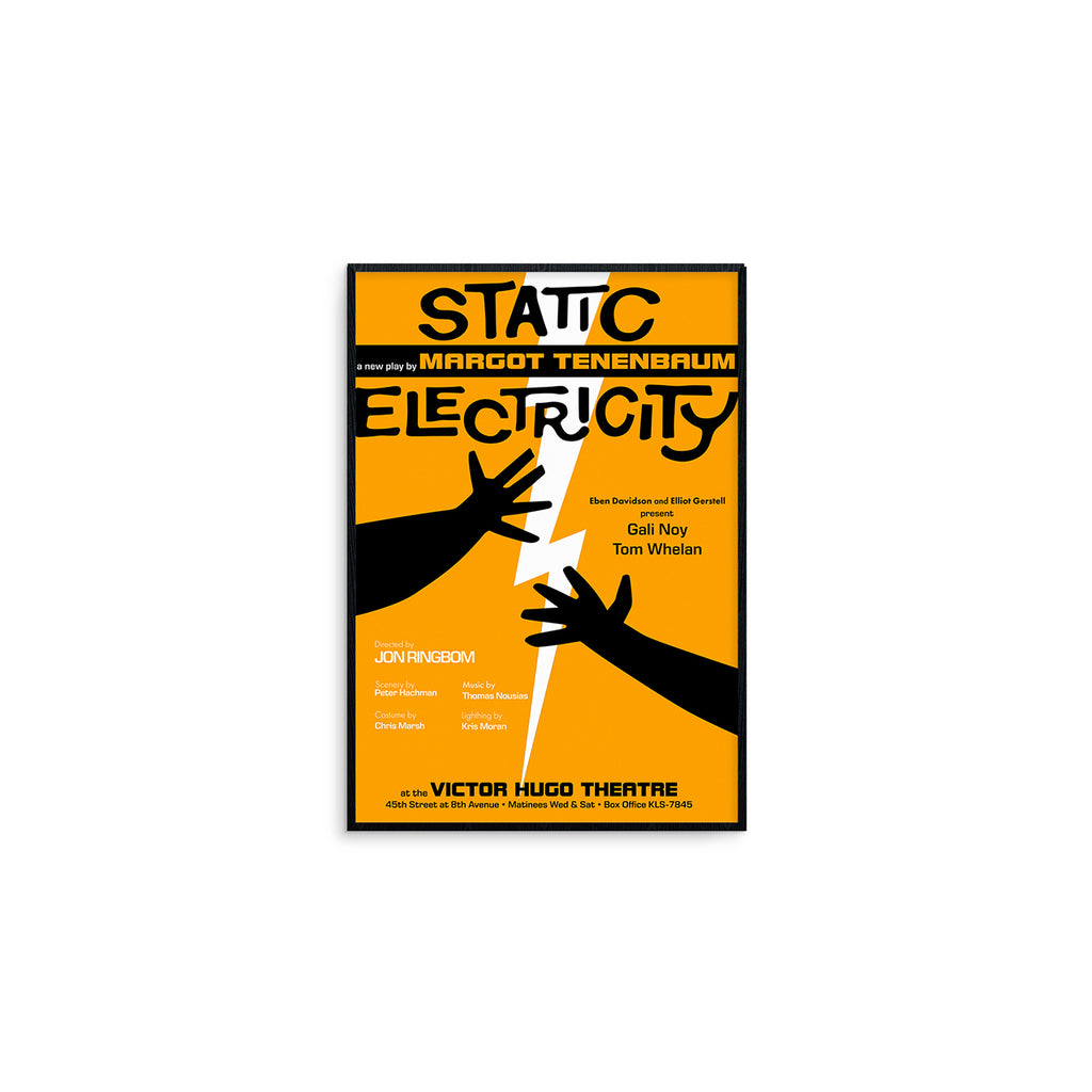 Static Electricity Framed Poster