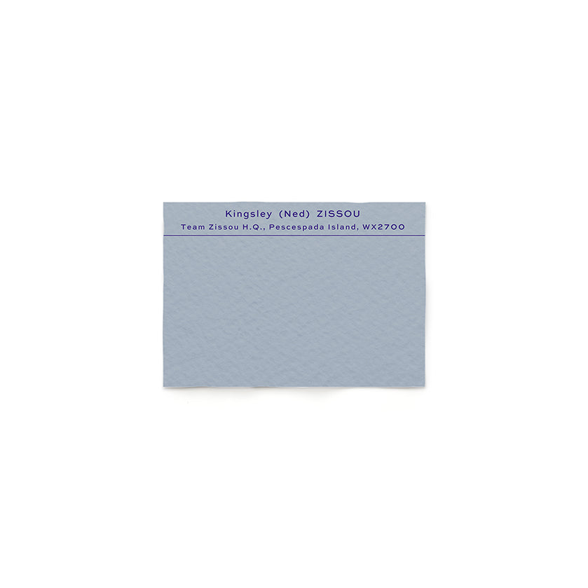 Zissou Personalised Correspondence Card Set