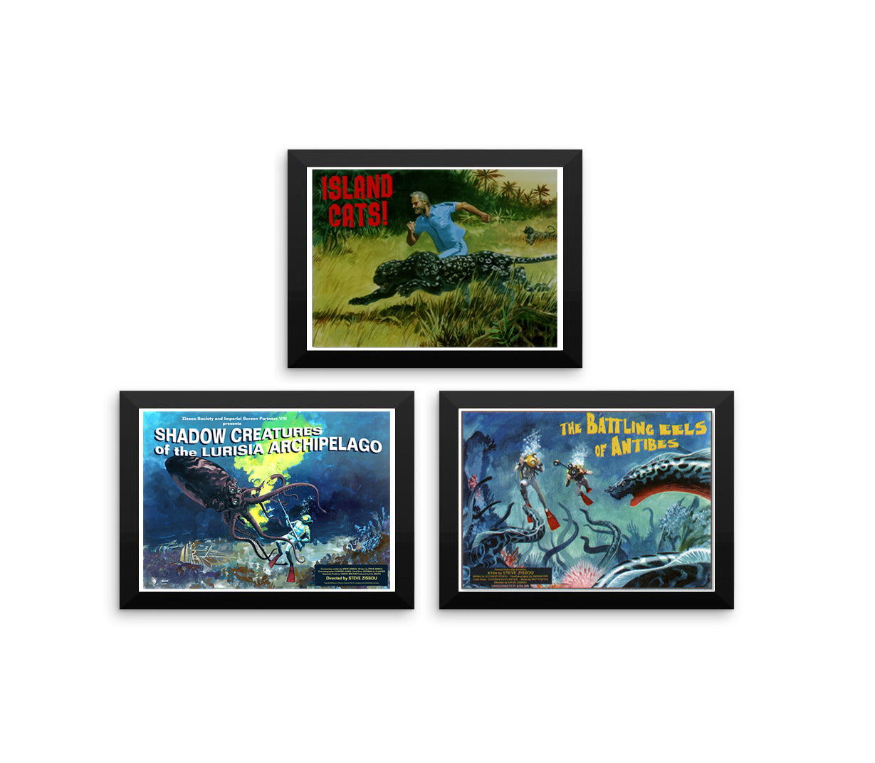 Life Aquatic With Steve Zissou Poster Set | The Society Of The