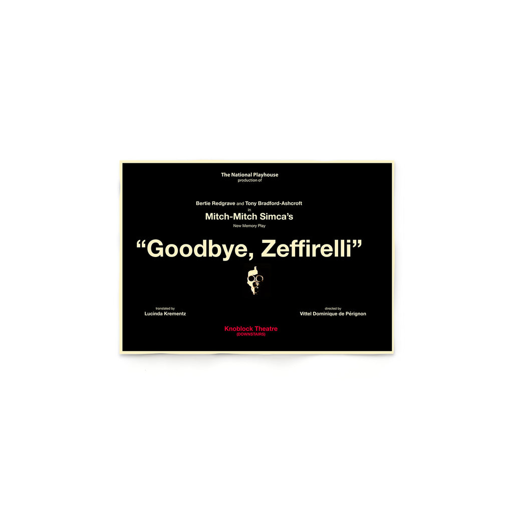 Goodbye, Zeffirelli Card