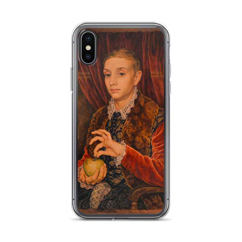 Boy With Apple iPhone Case