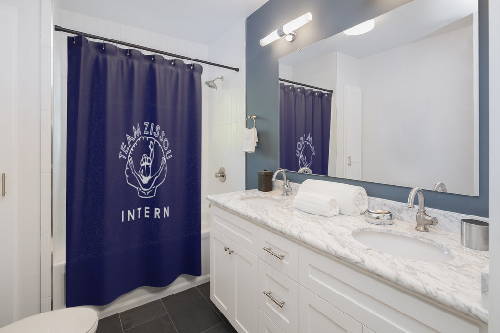 Team Zissou Inter Shower Curtains