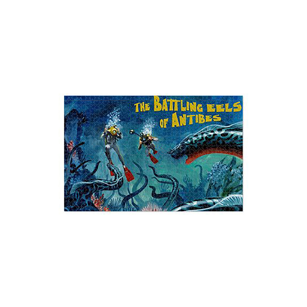 The Battling Eels Of Antibes Jigsaw Puzzle