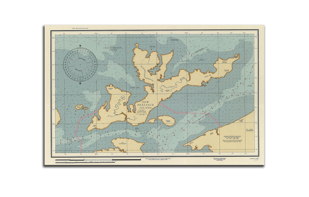 New Penzance Island Map Moonrise Kingdom - Wes-Anderson.com

