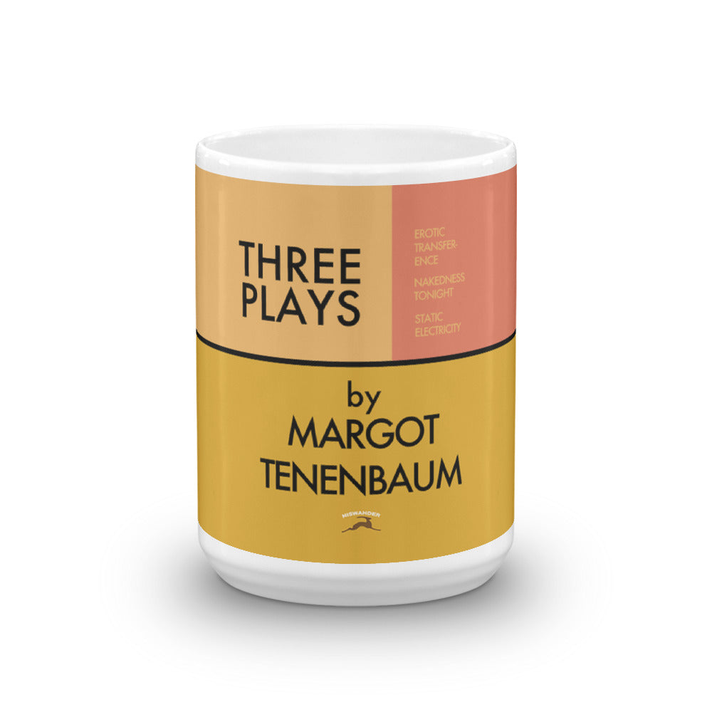 Three Plays By Margot Tenenbaum Mug